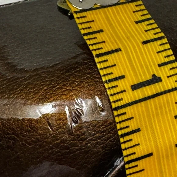 Etienne Aigner Haven Metallic Bronze Patent Heels Size 9M - Picture 14 of 14